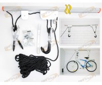 Bike Lift Rack w/ Ceiling Rail Mounting Bike Rack (Bike & Ladder Lift) Hanger